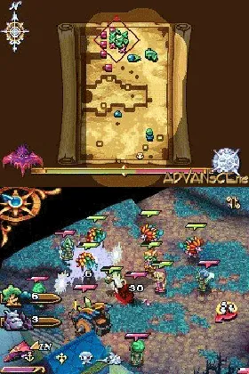 Heroes of Mana (USA) screen shot game playing